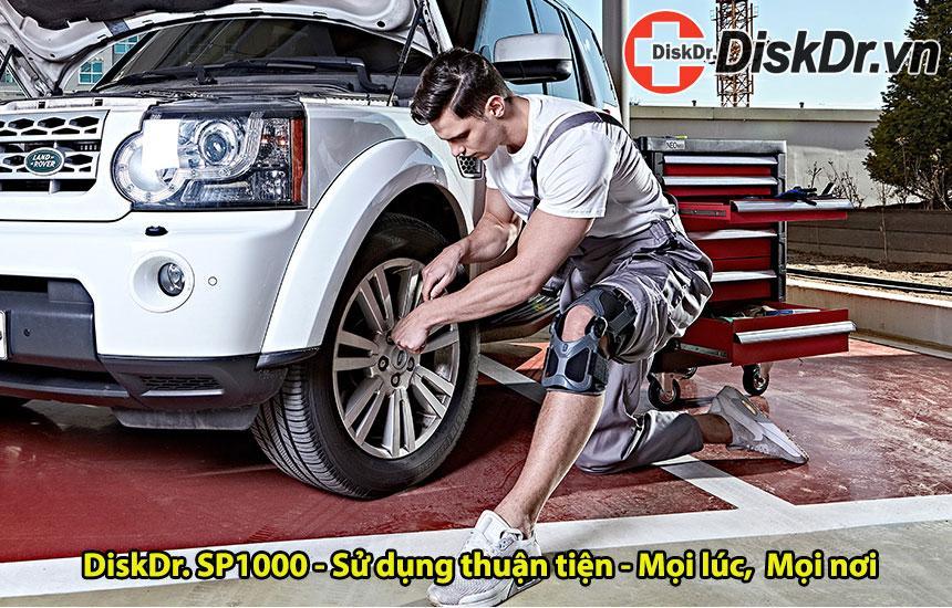 Đai gối thể thao DiskDr SP1000 sử dụng thuận tiện, mọi lúc mọi nơi