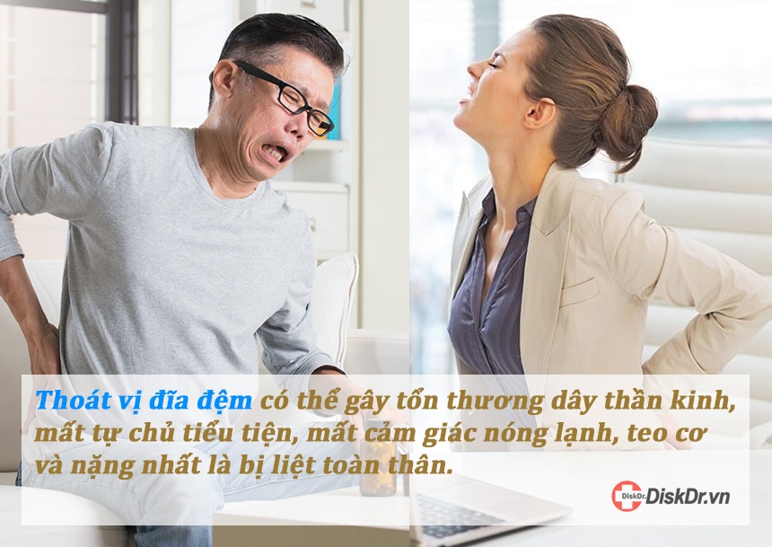 Những biến chứng nguy hiểm mà thoát vị đĩa đệm có thể gây ra