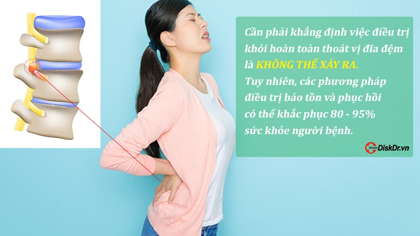 Bệnh thoát vị đĩa đệm có chữa được không?