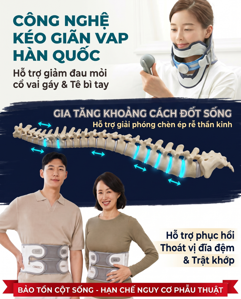 Nguyên lý kéo giãn cột sống của DiskDr