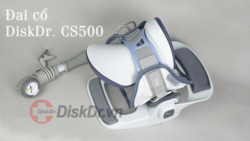 Đai cổ DiskDr CS500 dành cho trường hợp đứng, ngồi, nằm