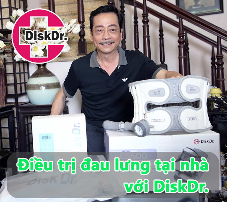 Điều trị đau lưng tại nhà bằng đai DiskDr Hàn Quốc