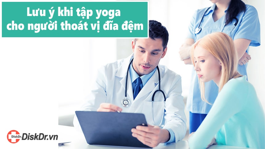 Lưu ý khi tập yoga cho người thoát vị đĩa đệm