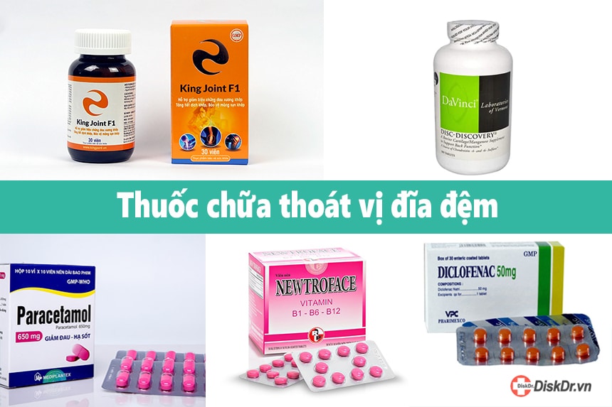 Thuốc chữa thoát vị đĩa đệm