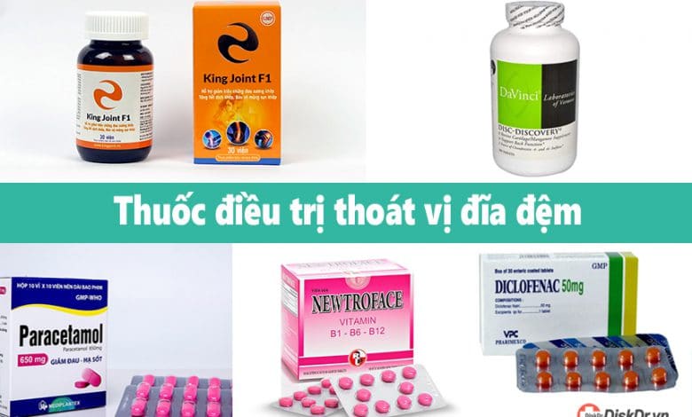 Thuốc điều trị thoát vị đĩa đệm
