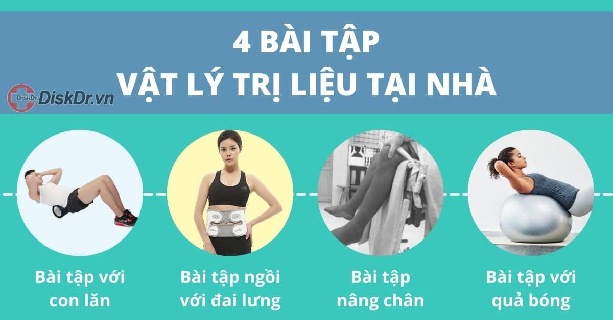 Vật lý trị liệu tại nhà với các bài tập