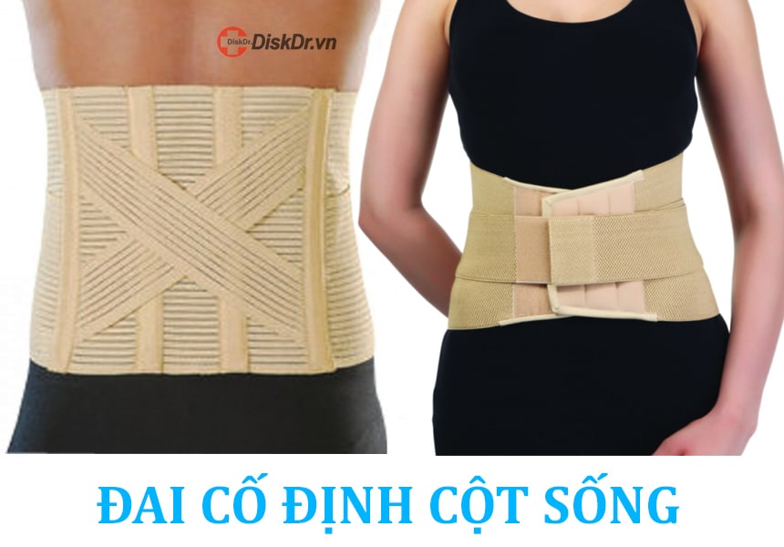 Đai lưng cố định giúp bảo vệ cột sống khỏi các tư thế sai lệch