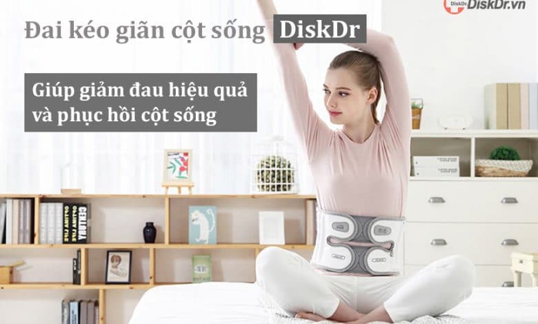 Đai kéo giãn cột sống DiskDr giúp giảm đau hiệu quả và cải thiện cột sống