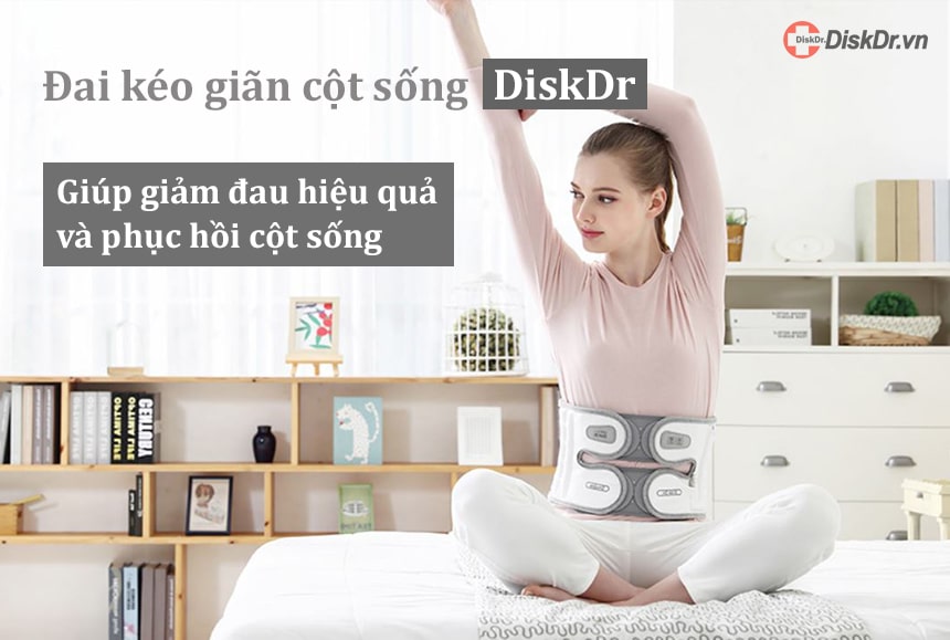 Đai kéo giãn cột sống DiskDr giúp giảm đau hiệu quả và cải thiện cột sống