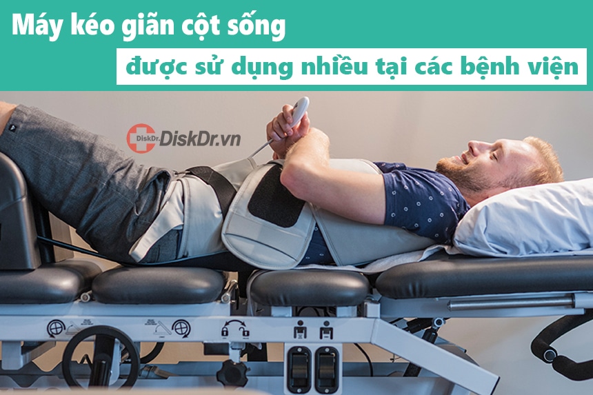 Máy kéo giãn cột sống trong điều trị thoát vị đĩa đệm L4 L5