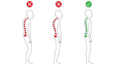 Tư thế đứng cho người thoát vị đĩa đệm cổ