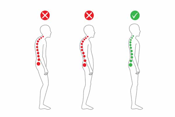 Tư thế đứng cho người thoát vị đĩa đệm cổ