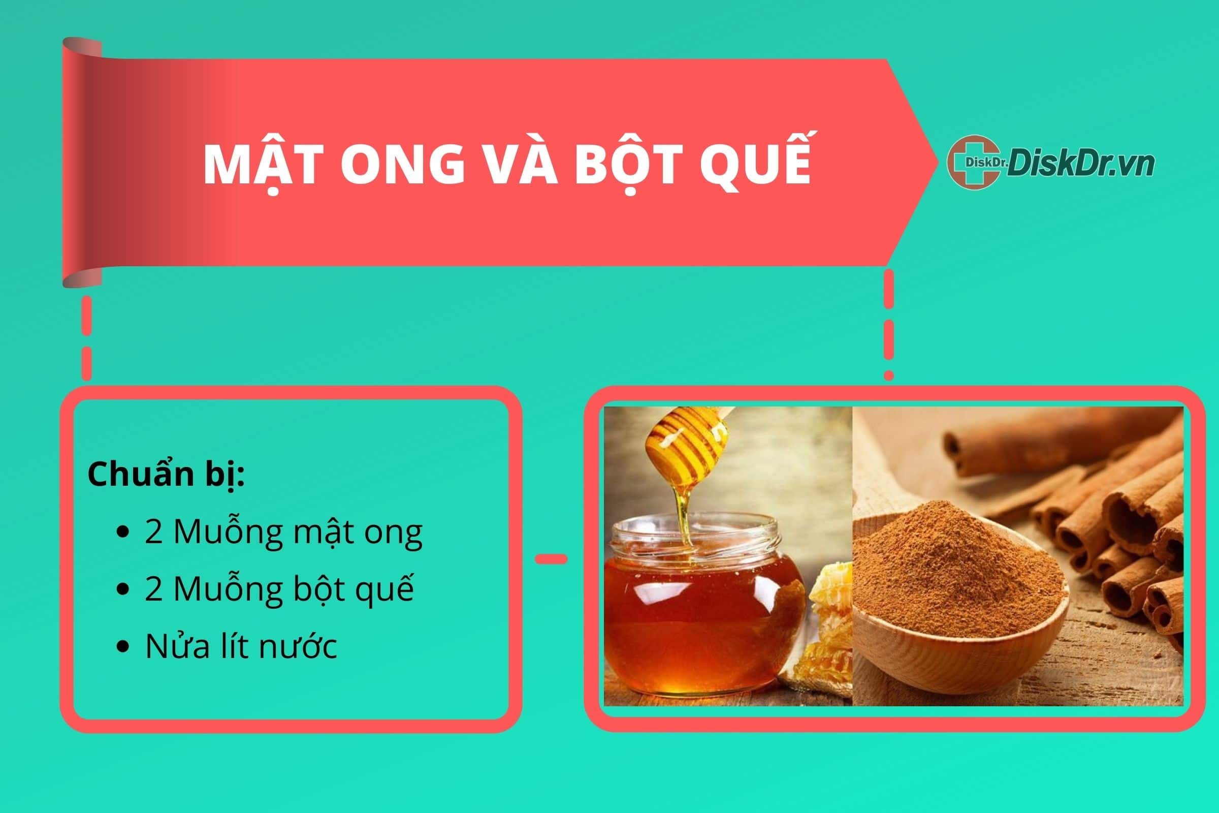 Bài thuốc nam mật ong, bột quế chữa đau vai gáy