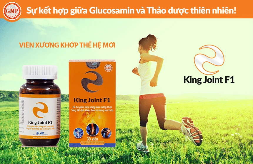 Thực phẩm bảo vệ xương khớp King Joint F1, liệu pháp hỗ trợ khớp gối