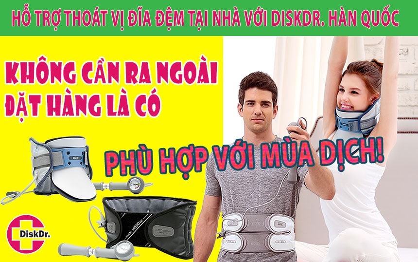 DiskDr. là giải pháp điều thoát vị đĩa đệm trong mùa dịch tại nhà.