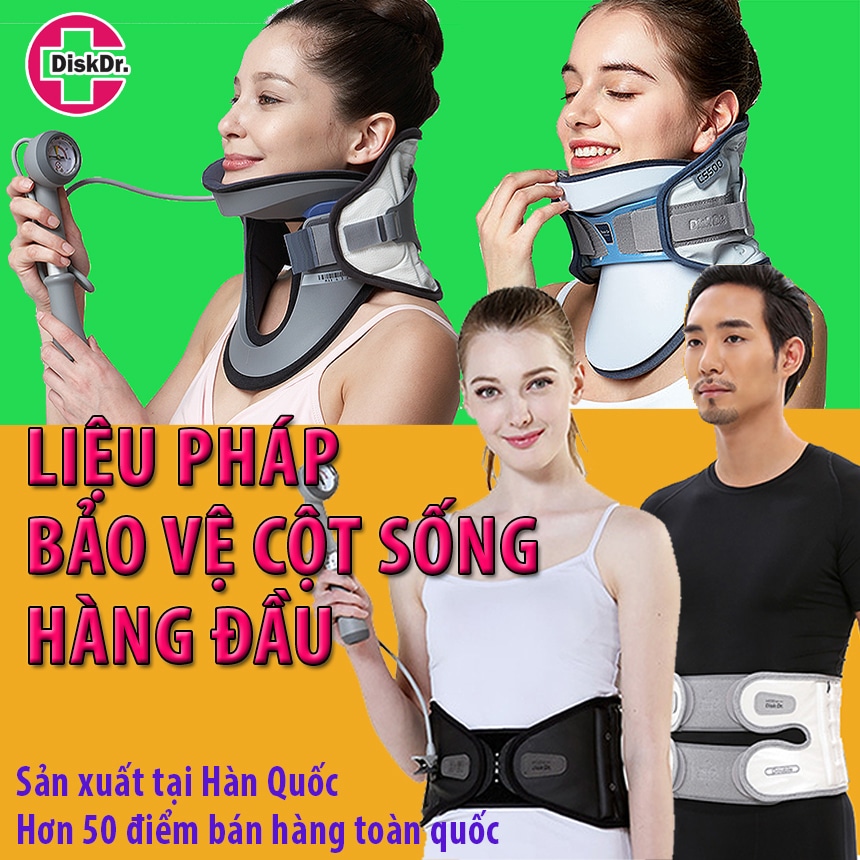 Đai kéo giãn cột sống DiskDr. có chế độ bảo hành 12 tháng và hệ thống đại lý rộng khắp