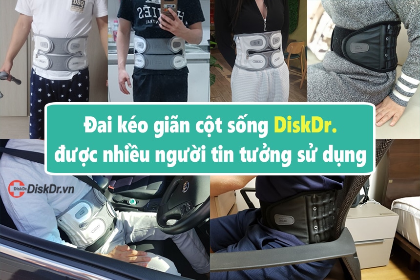 Nhiều người đã tin tưởng sử dụng đai kéo giãn cột sống DiskDr