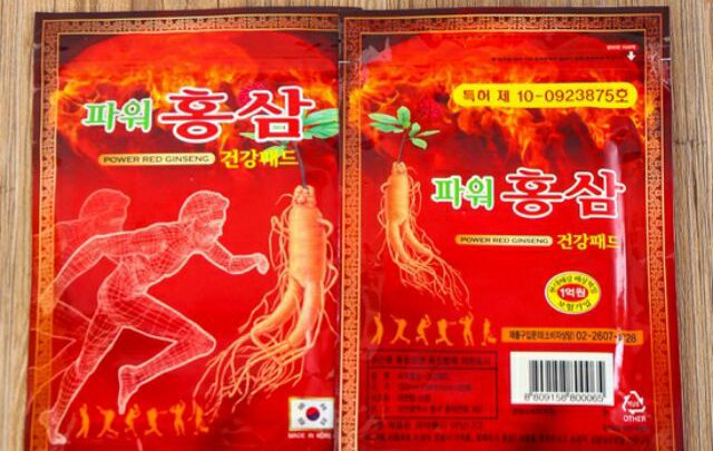 Miếng dán đau lưng Ginseng của Hàn Quốc