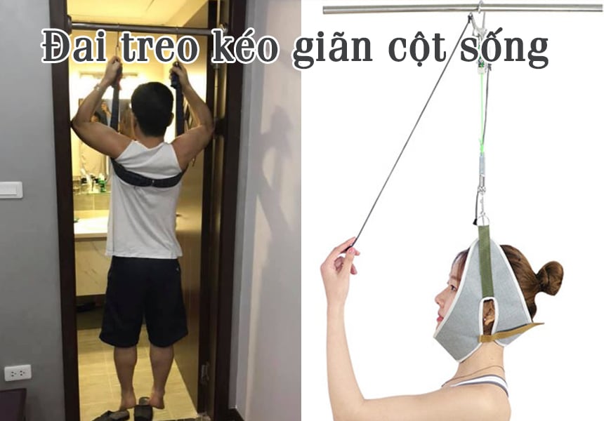 Đai treo kéo giãn cột sống lưng và cổ