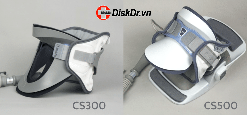 2 phiên bản đai kéo giãn cột sống cổ của DiskDr.