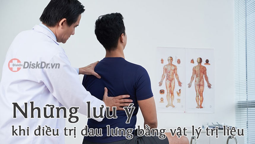 Những lưu ý khi điều trị đau lưng bằng vật lý trị liệu