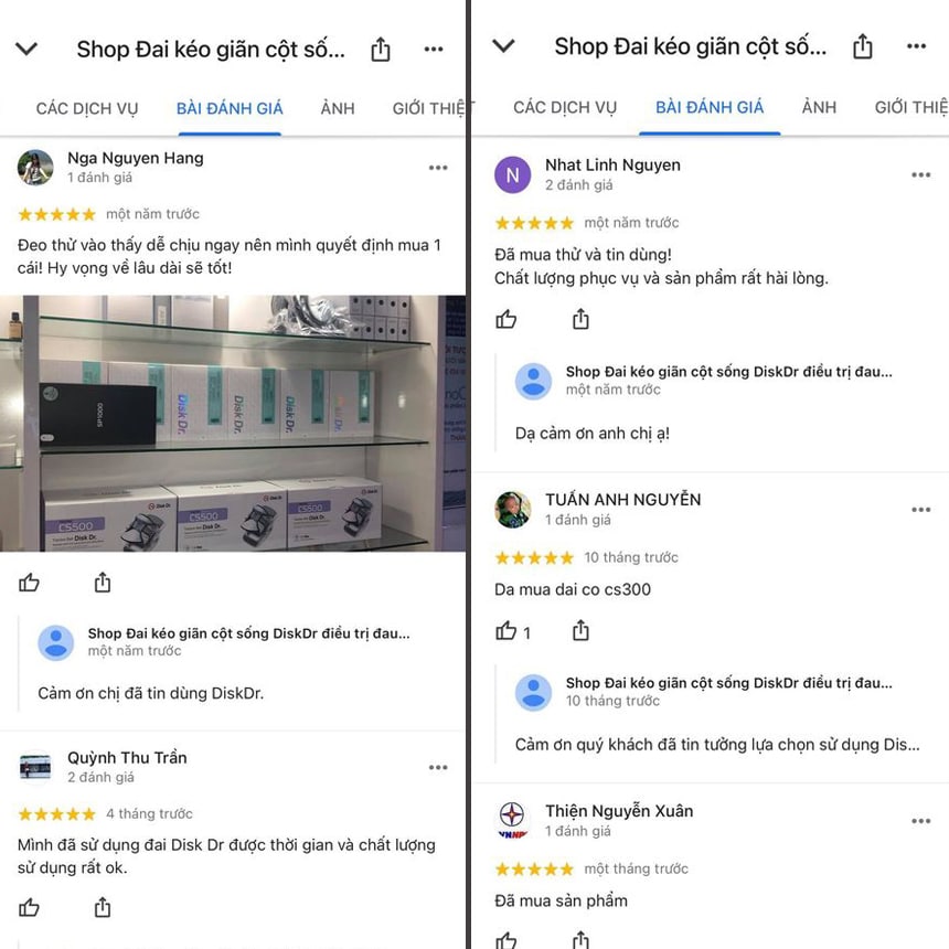 nhận xét của khách hàng khi mua DiskDr.