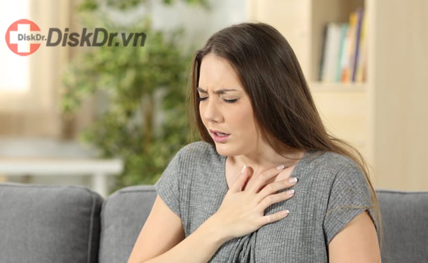 Một vài trường hợp bị rối loạn chức năng hô hấp do thoát vị đĩa đệm cổ