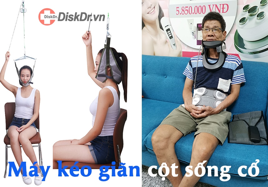 Máy kéo giãn cột sống cổ