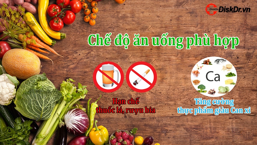 Chế độ ăn uống phù hợp giúp giảm thiểu đau thần kinh tọa