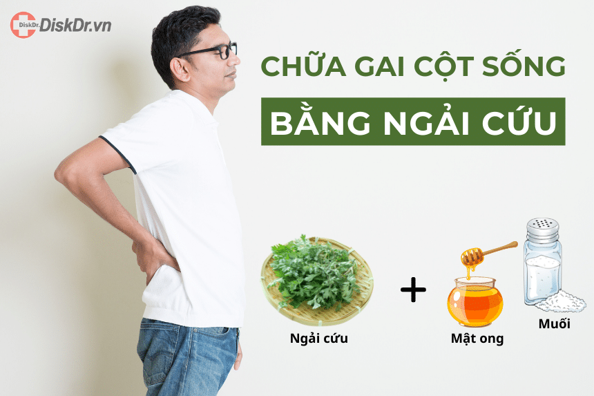 Cách chữa gai cột sống bằng ngải cứu