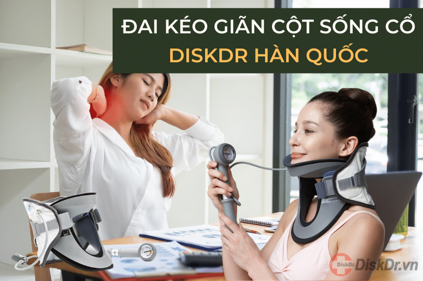 Đai kéo giãn cột sống cổ DiskDr. Hàn Quốc