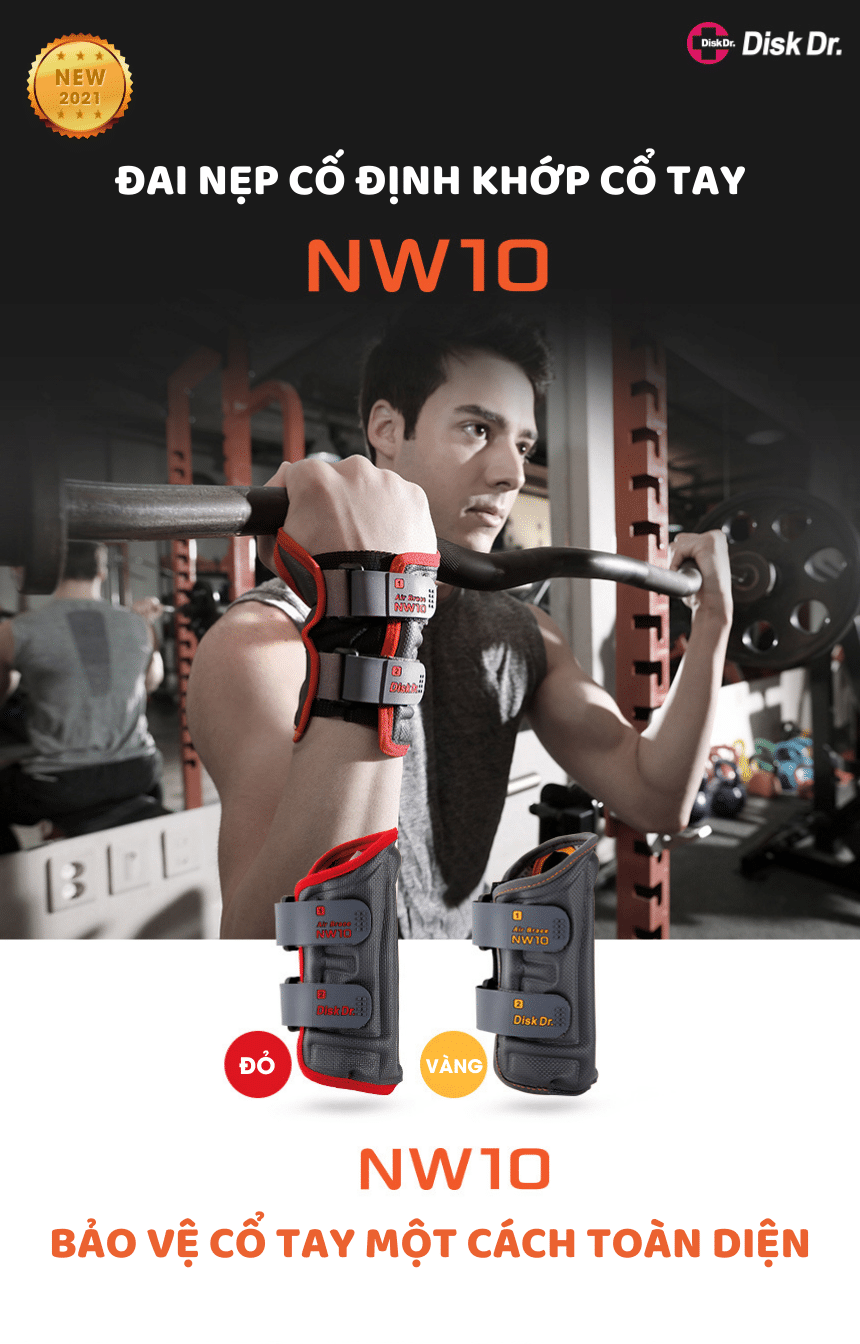 Đai nẹp cổ tay Hàn Quốc DiskDr NW10