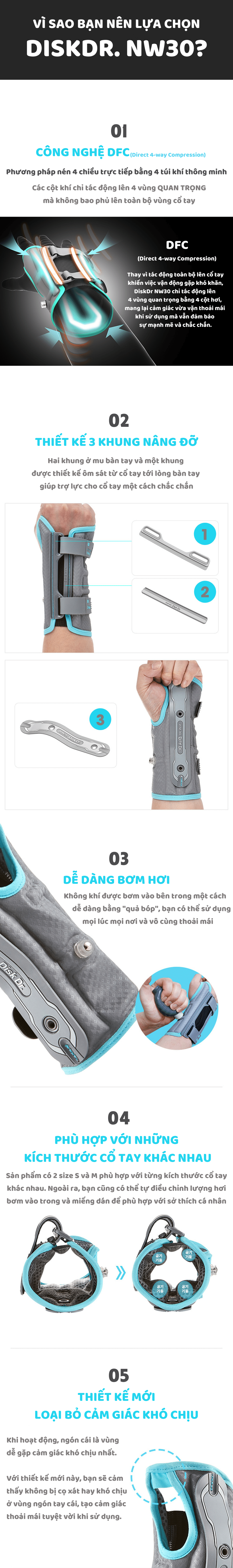 Vì sao bạn nên lựa chọn đai nẹp cổ tay NW30