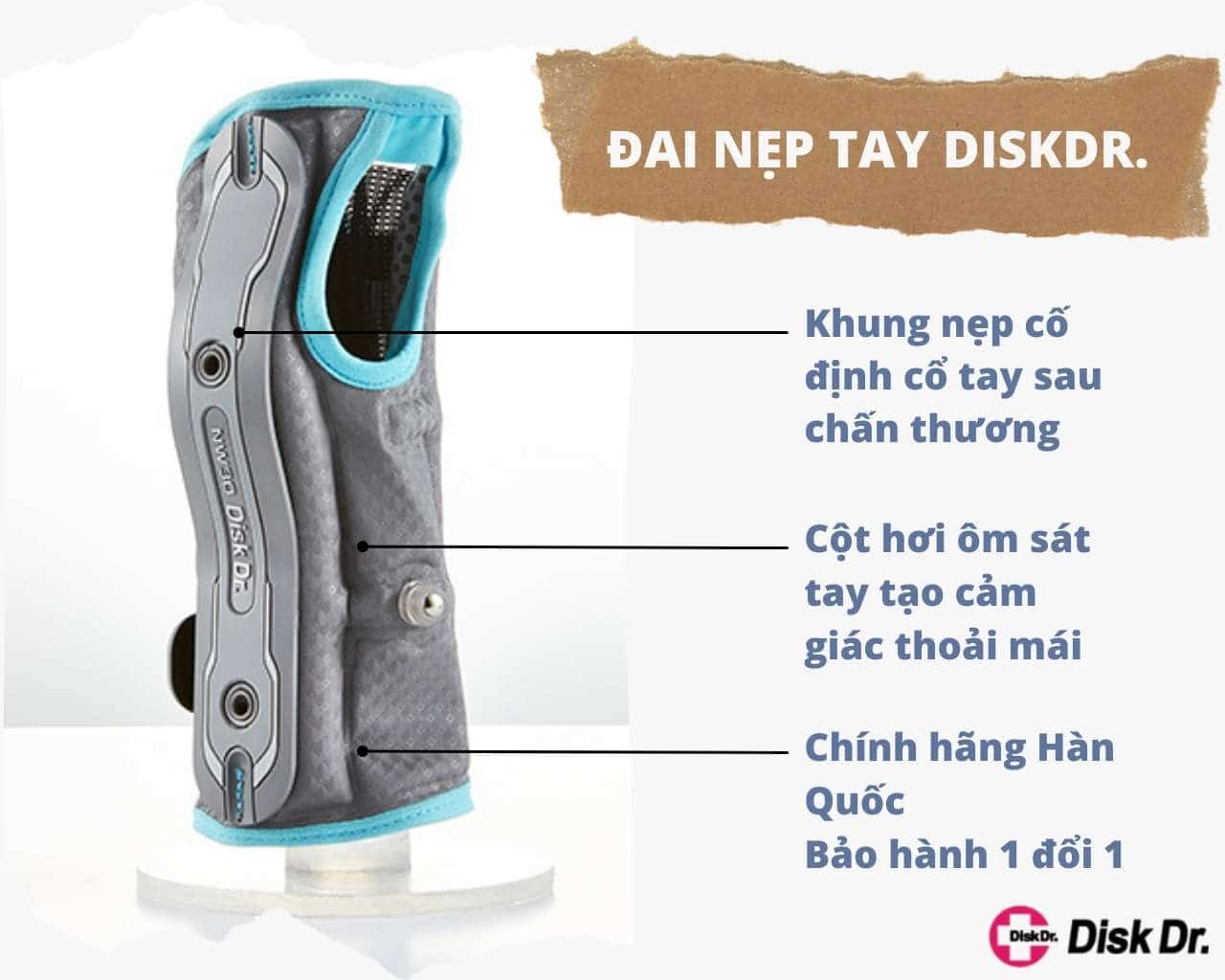 Đai nẹp cố định khớp cổ tay