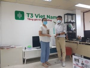 Chị Hoa giải nhất quay số trúng thưởng tháng 4