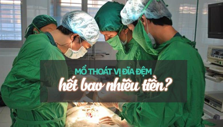 chi phí mổ thoát vị đĩa đệm