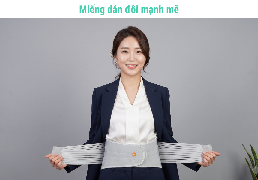 Đai lưng đàn hồi Ortec SPF-01 có miếng dán đôi thiết kế tối ưu