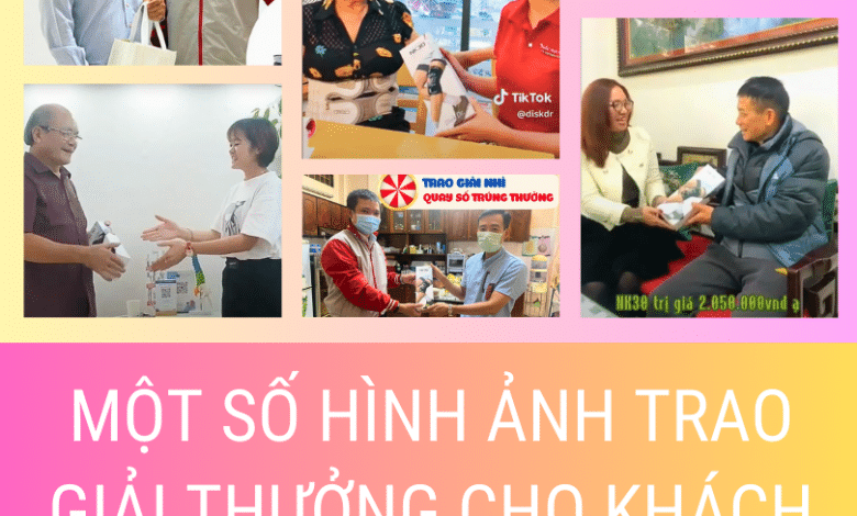Một số hình ảnh trao giải thưởng cho khách hàng của DiskDr.