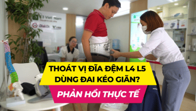 Thoát vị đĩa đệm L4 L5 có nên dùng đai kéo giãn cột sống DiskDr?