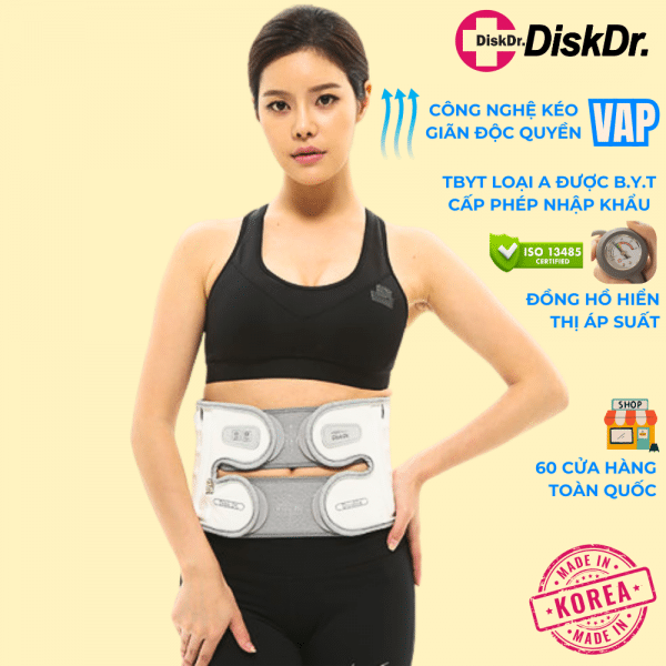 Đai kéo giãn lưng DiskDr WG50G2 cập nhật mới nhất