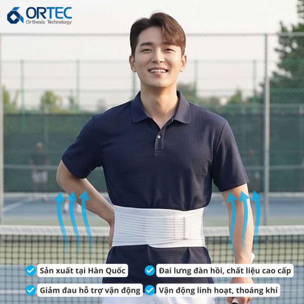 Đai lưng đàn hồi Ortec S-PF01-01