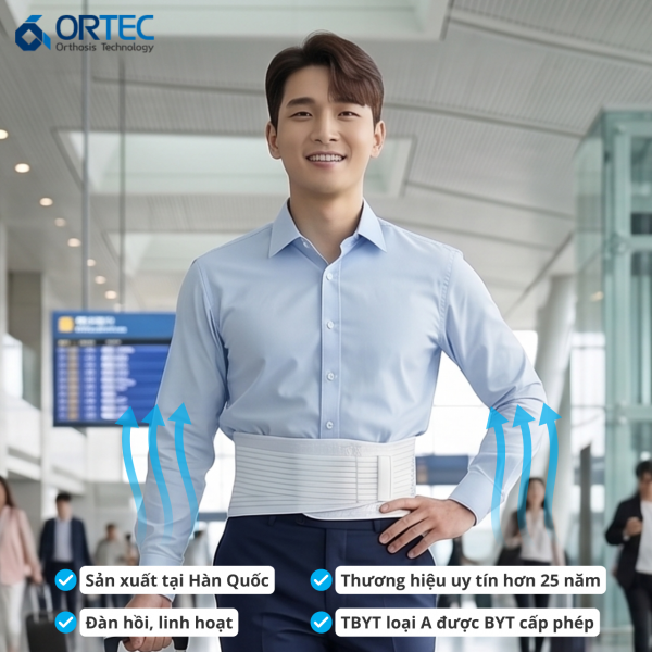 Đai lưng đàn hồi Ortec S-PF01-01