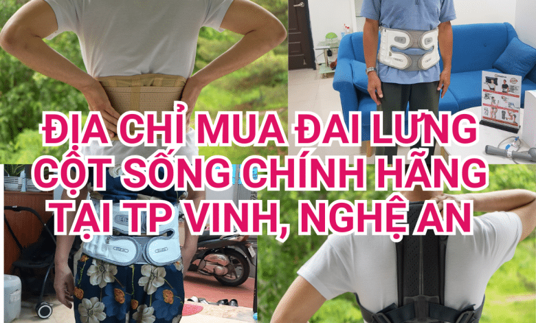 Địa chỉ mua đai lưng, đai cổ, đai kéo giãn cột sống tại Nghệ An