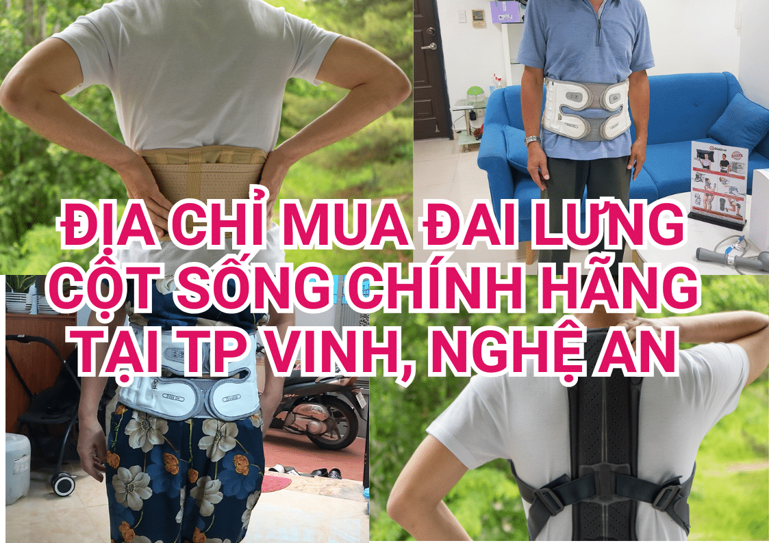 Địa chỉ mua đai lưng, đai cổ, đai kéo giãn cột sống tại Nghệ An