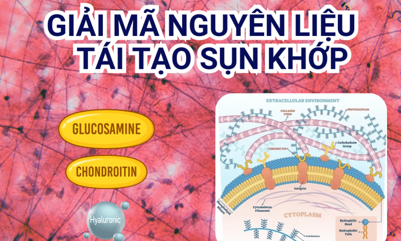 Giải mã nguyên liệu tái tạo sụn khớp của KingJoint F1