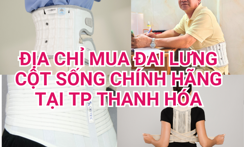 Địa chỉ mua đai lưng cột sống DiskDr tại Thanh Hóa, đai kéo giãn chính hãng Thanh Hóa