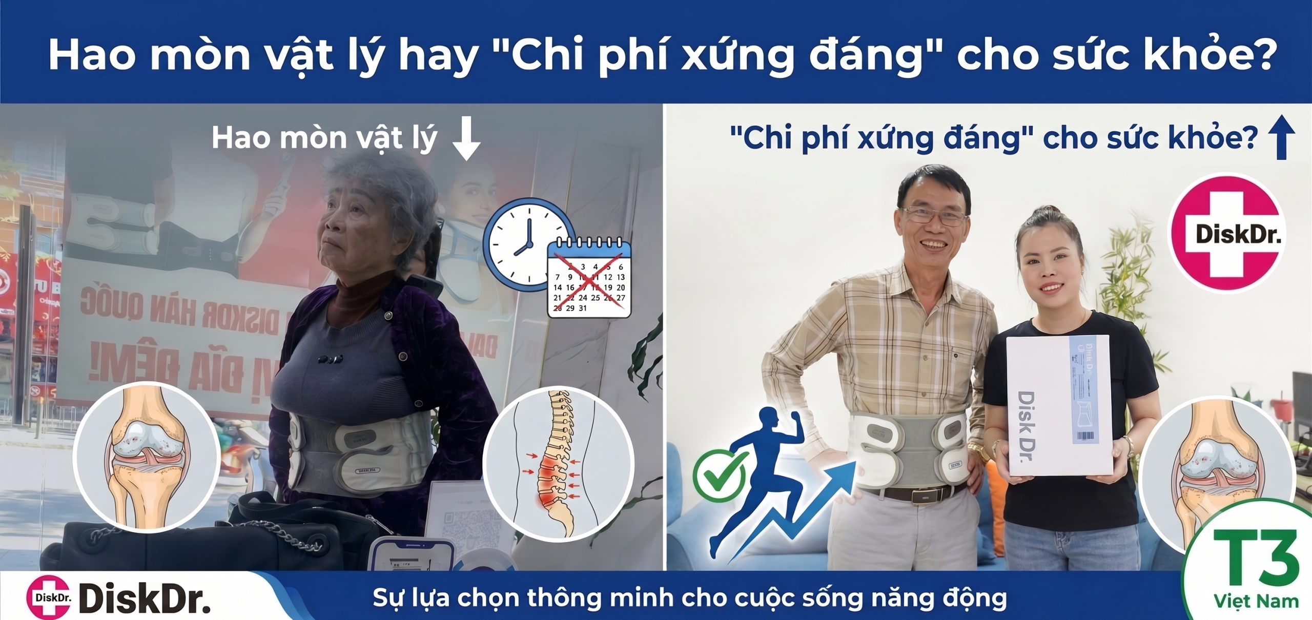 Hao mòn vật lý tương xứng với kết quả