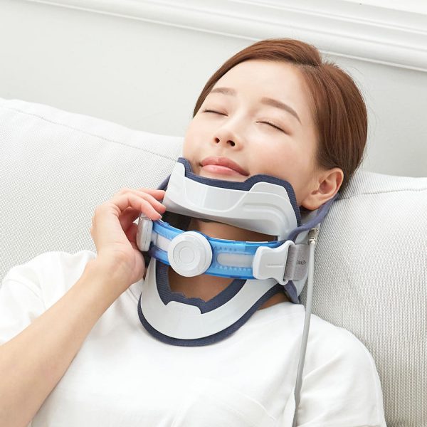Đai kéo giãn cột sống cổ DiskDr CS500G2 phiên bản có khóa xoay sử dụng kéo giãn tư thế Đứng/Ngồi và Nằm