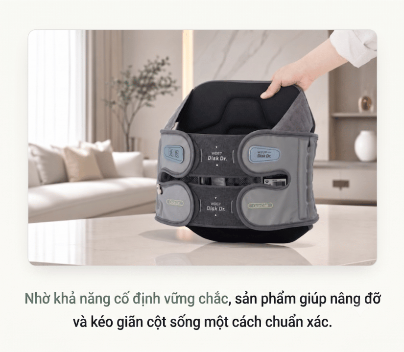WD57P ngoài khả năng kéo giãn còn có khả năng cố định vững chắc hơn