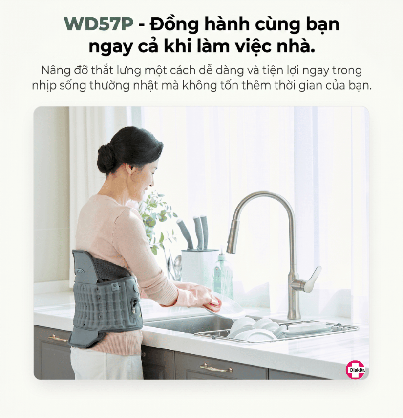 WD57P đồng hành khi bạn làm việc nhà